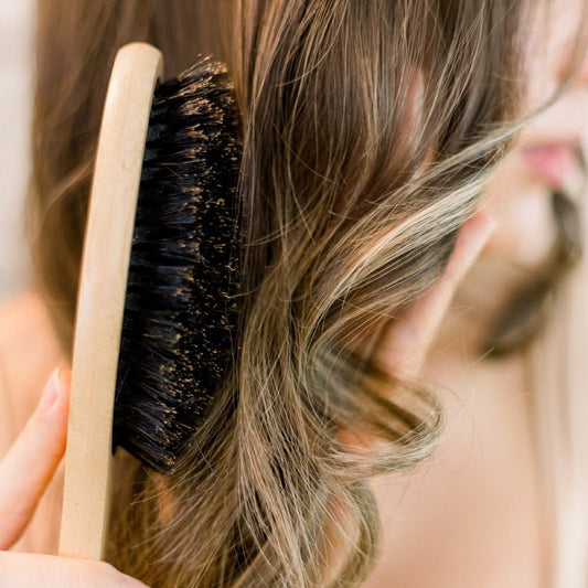 100% Boar Bristle Hair Brush - {{variant_title}} - Beauty by Earth